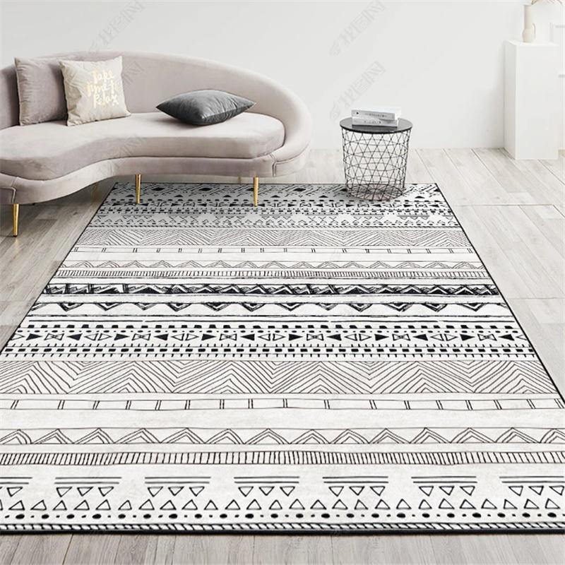 Nordic Carpet Living Room Modern Simple Sofa Tea Table Mat Bedroom Bedside Carpet
