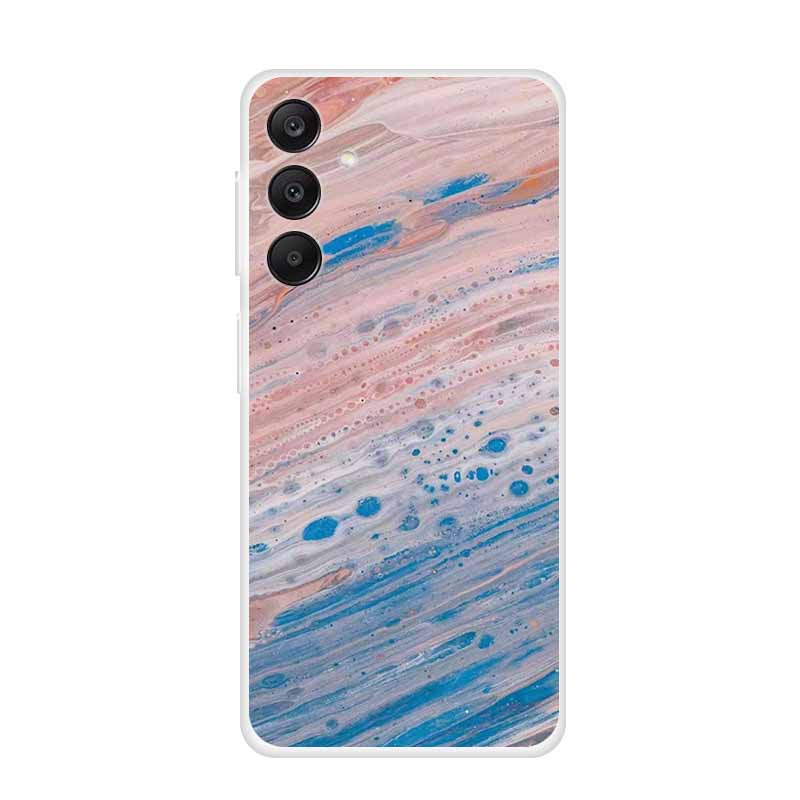 Marble Patterns Phone Case for Samsung A25 Soft Transparent TPU Clear Cover for Samsung Galaxy A 25 Protective Silicone Shell