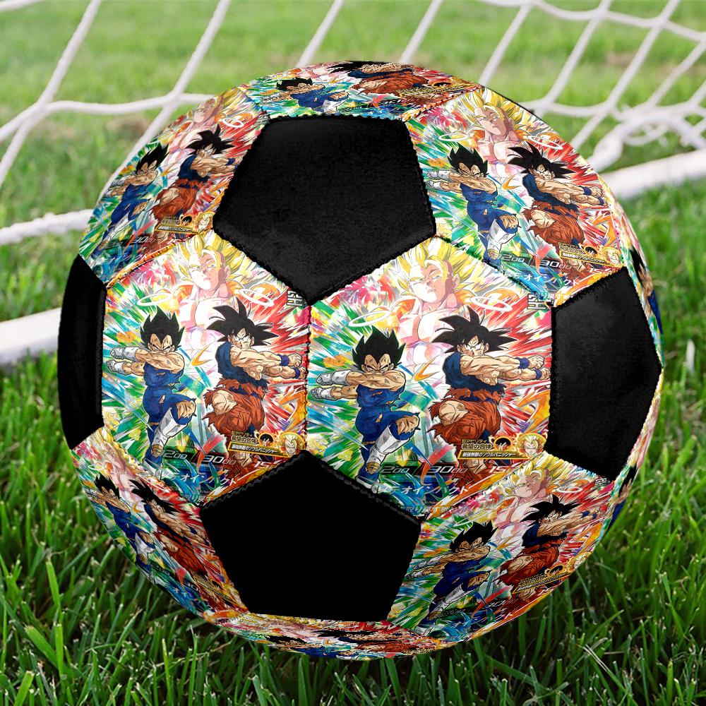 Dragon Ball Indoor Soccer Ball Colorful Machine Stitched PVC Size 5 Team Training Competition Ready Durable High-Bounce Cool Sports Gift