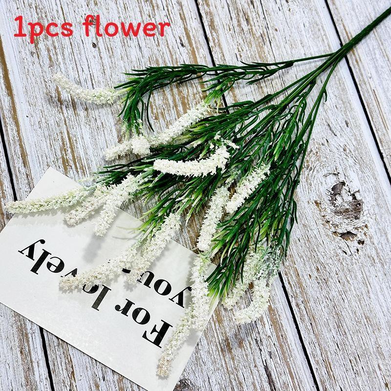 Bouquet Lavender Simulated Artificial Plastic Artificial Flower For Indoor Decor