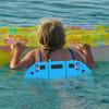 Swimming Shark Back Fin Adjustable Belt EVA Cloth Fin Shaped Float Freestyle Training Aid Toddlers Boys Girls Safety Swimming Gear