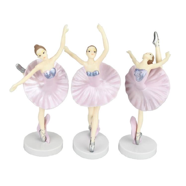 Ballerinas Cake Decoration Pack for Girls Birthday Party Cupcakes Decorations
