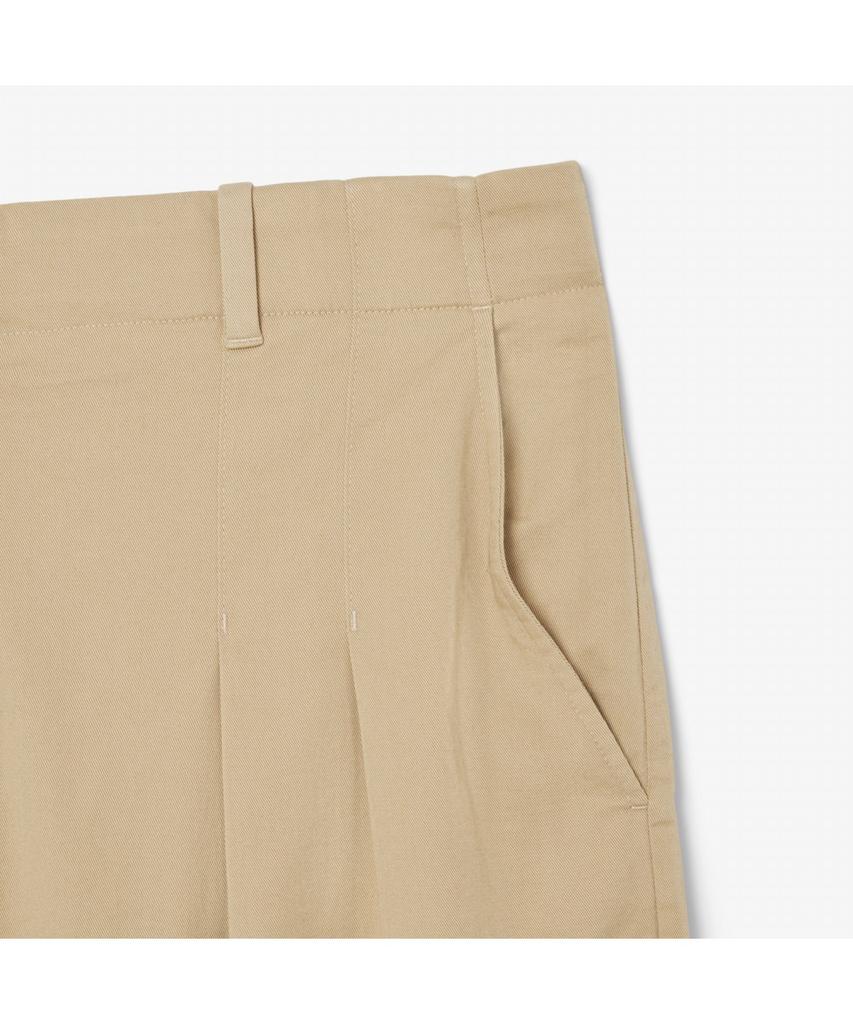 LACOSTE Women'S Wide Fit Chino Pleated Pants Hf2445-55N 02S