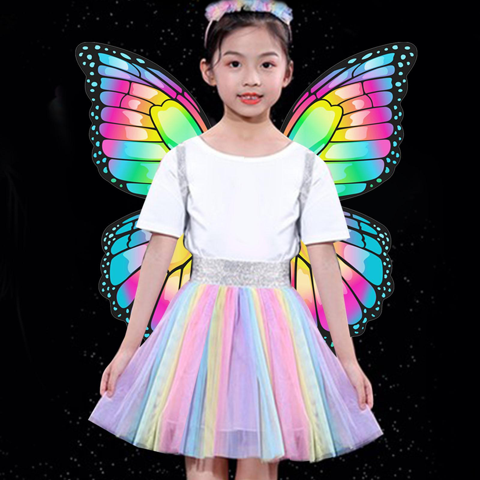 

Пасхальное электрическое крыло феи, движущаяся бабочка, подарки на день рождения со светом, сувениры для вечеринки, ангел «сделай сам»