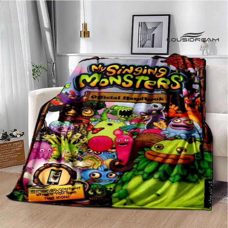 Hra My Singing Monsters potištěná deka Flange Teplá deka na piknik Měkká a pohodlná deka Dárek k narozeninám