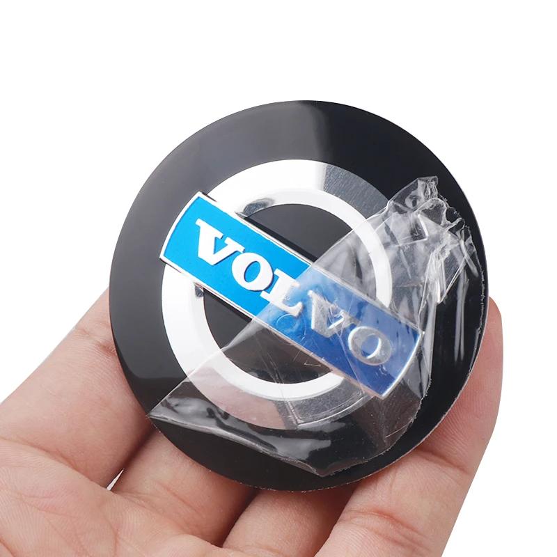 4PCS 56mm Car Styling Wheel Center Hub Caps Rim Cover Badge Emblem Sticker For Volvo XC90 XC60 C30 S60 C70 XC40 V40 XC70 V70 V60 CY0