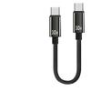 Dual Type-C 120W Fast Charging Cable for Apple 15, Huawei Honor, and Laptops