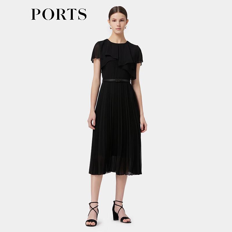 

PORTS Women s Layered Accent Midi Dress 0