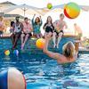 Non-Toxic Inflatable Beach Ball 6 Colors Pvc Water Toy For Pool Lake Party Summer Fun Two Sizes Manual Pump