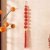 Mercerization Lantern String Tassels Decorative Ball String Red Lantern Hangings  Chinese New Year