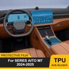 Car Interior TPU Film for Seres AITO M7 2024 2025 Anti-scratch Center Console Media Dashboard Navigation PPF Pre-cut Sticker