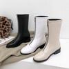 Women's Low-heeled Short Boots Autumn and Winter New Thick-heeled Large-size Comfortable Casual Short Boots