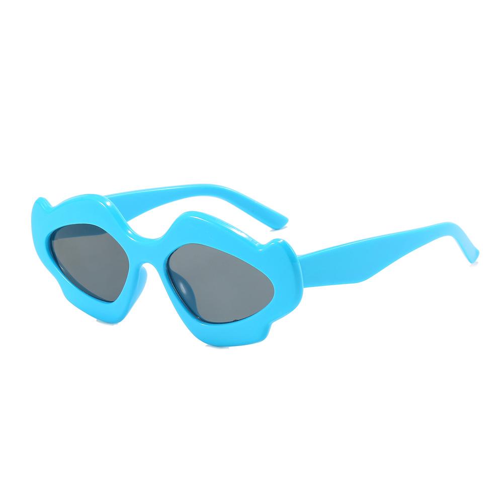 New Retro Fashion Women Sunglasses UV400 Special Shaped Personality Street Hip Hop Trend Men Sun Glasses
