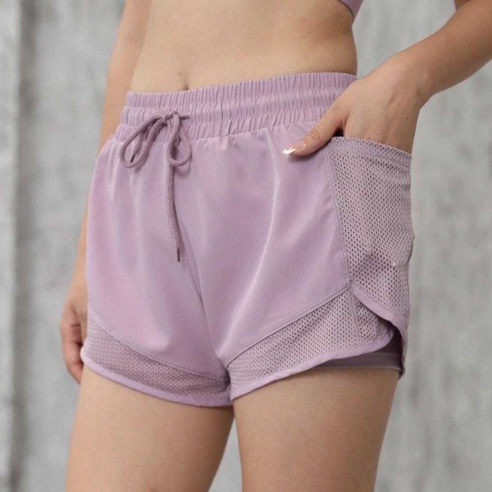 Mesh Fitness Leggings Loose Sports Underwear Washable Women's Sportswear  Running