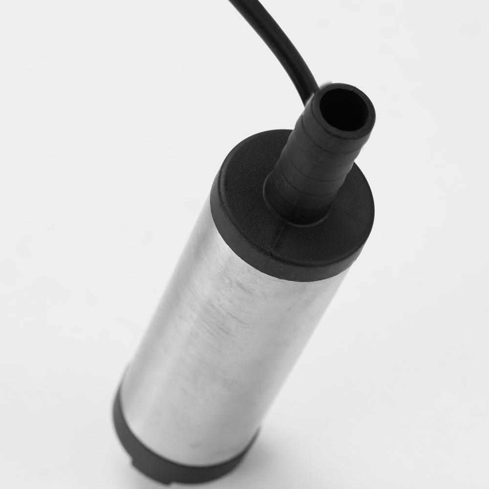 DC 12V Electric Submersible Pump Stainless Steel Submersible Pumps for Water Oil Kerosene 12 L Min Refueling Tool