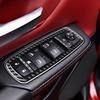 4pcs Carbon Fiber Car Window Lift Switch Cover Stickers Compatible with Dodge RAM 1500/2500/3500 2019-2023 Crew Cab, Door Glass Control Panel Trim