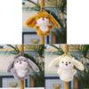 Plush Bunny Keychain Toy With Cute Ears For Wedding Gifts And Bag Decor