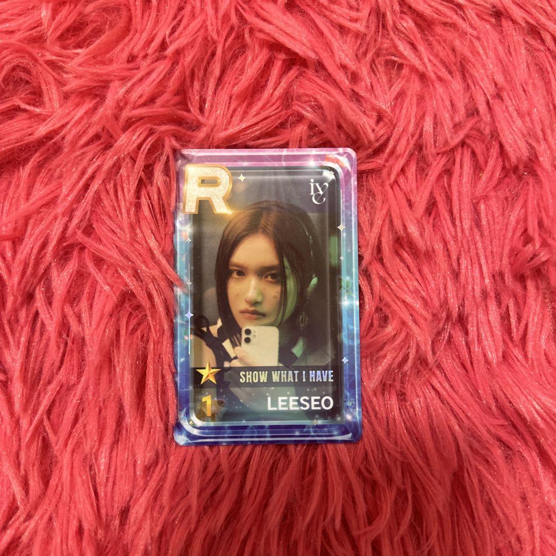 

[USED] IVE superstar Seoul concert mission trading card iso