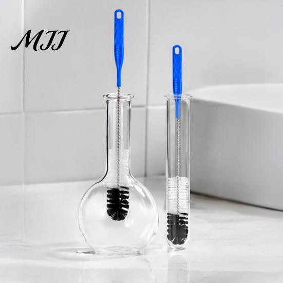 Baby Bottle Straw Scrubber 12Pcs Flexible Pipe Cleaning Brush Kit with Long Nylon Bristles for Glass Straws Medical Tube Tubes And Bottles,