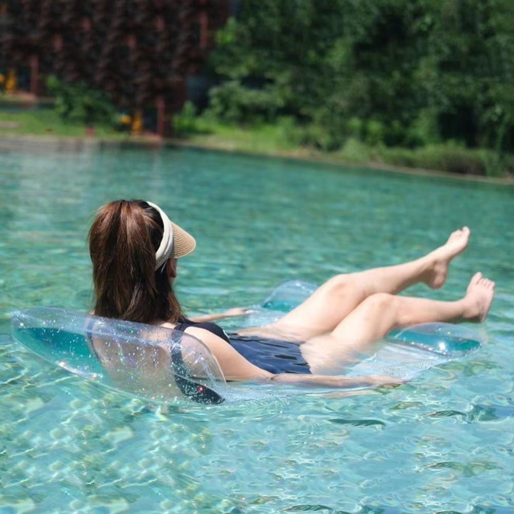 PVC Inflatable Pool Hammock Floating Inflatable Sea Swimming Ring  for Beach River and Pool