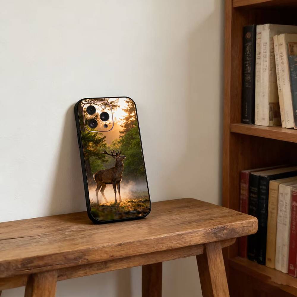 Deer Hunting Phone Case For iPhone17,16,15,14,13,12,11 Plus,Pro Magnetic with Magsafe Wireless Charging