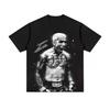 T-shirt Charles Oliveira 2026 pour Homme Surdimensionné Confortable Coton Streetwear Classique Urbain Coupe Ample Moderne Décontracté Haut Quotidien