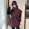 Daunenweste Damen Herbst und Winter Neu Koreanische Version Locker Einfarbig Westenjacke