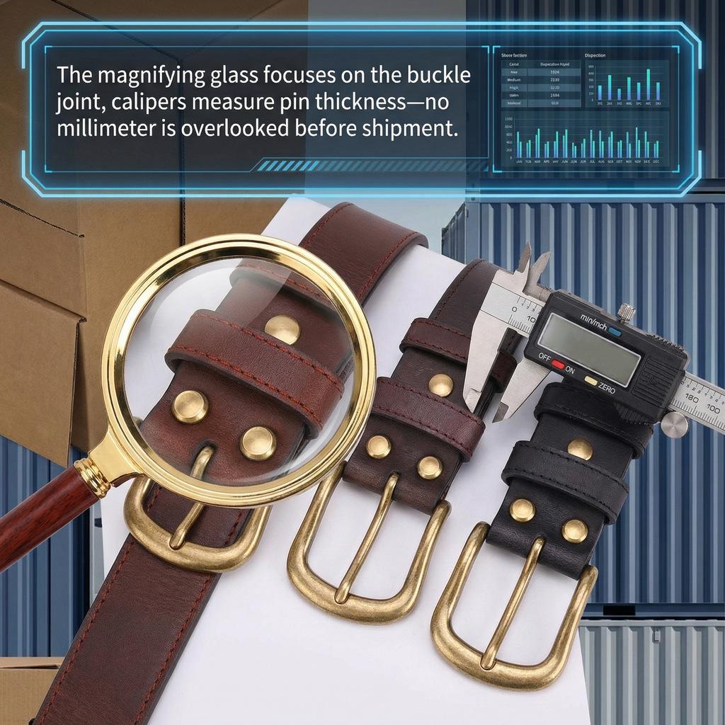 Men's Retro Genuine Cowhide Leather Belt - Versatile, Durable & Stylish
