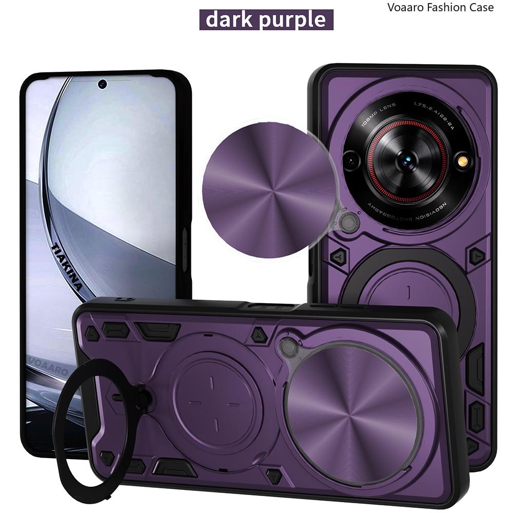 Rotate Slide Lens Funda for ZTE Nubia Focus 5G Armor Case for ZTE Blade A75 5G V60 Smart Case Magnetic Ring Stand Holder Cover