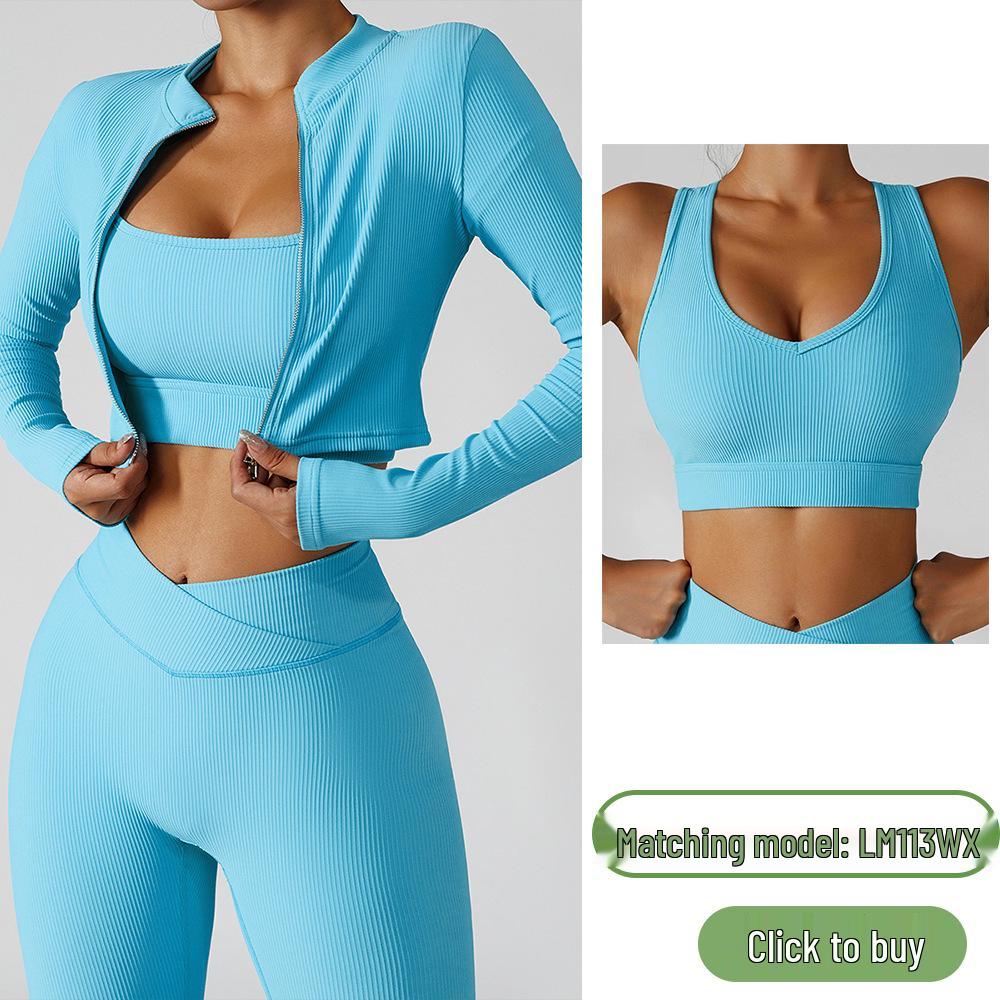 Women's V-Waist Tummy Control Yoga Leggings - Gathered Peach Hip Lift for Running and Training