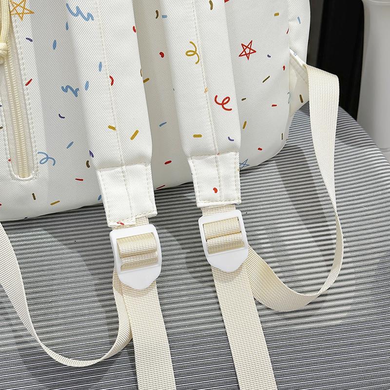 Star Backpack Junior Senior High School Schoolbag Women's Lightweight Large Capacity Backpack