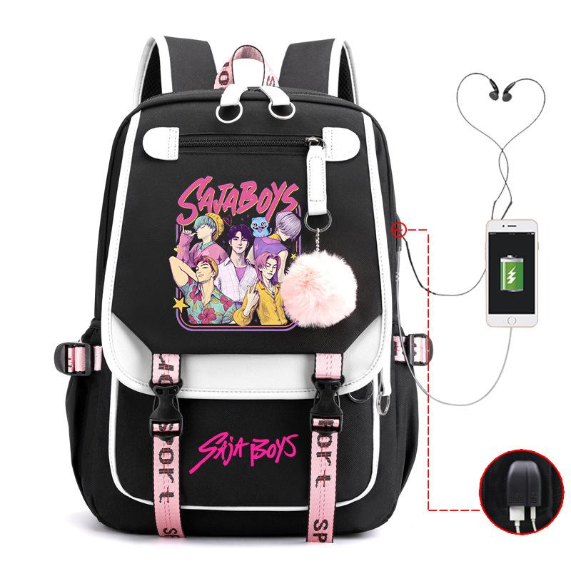 Witch Hunters Peripheral Korean Edition Student School Bag Cross-border College Wind Reduction Large Capacity Ridge Backpack