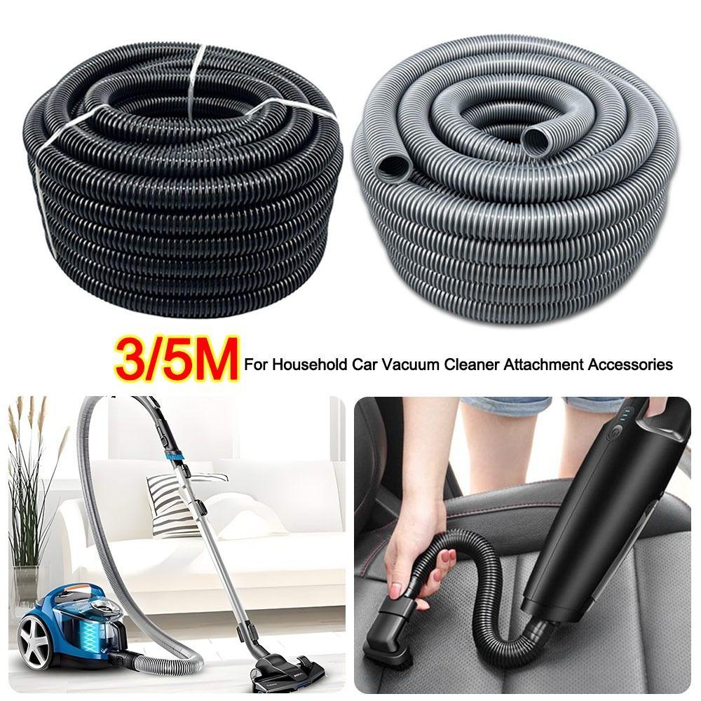 3m/5m Vacuum Cleaner Hose Inner Diameter 32mm Flexible Vacuum Cleaner Extended Hose Threaded Universal EVA Corrugated Hose