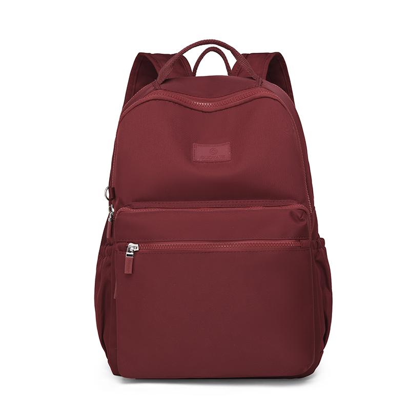 

Женский рюкзак для школьников, большой емкости, нейлоновый рюкзак, дорожная сумка красный