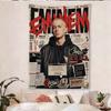 Eminem Tapestry Wall Hanging Rap God Poster Hip Hop Decorative Blanket Bedroom Living Room Home Decor
