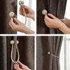 2 STÜCKE Magnetische Perle Ball Vorhang Schnallen Raffhalter Rücken Vorhang Holdbacks Schnalle Clips Stangen Haken Hause Dekorative Zubehör Neue