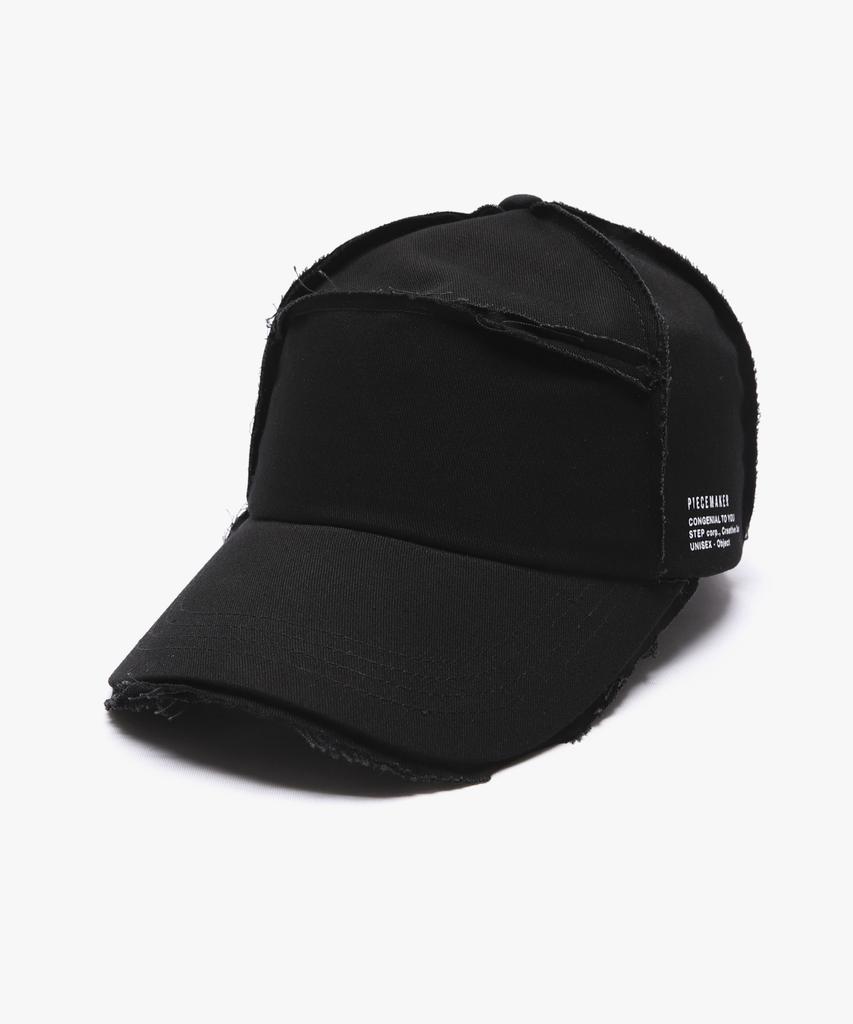 PEACE MAKER Raw Wide Cap (Black)