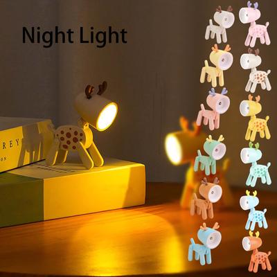 Nightlight Desktop Desk Lamp DIY Creative Gift Cartoon Cute Ornament