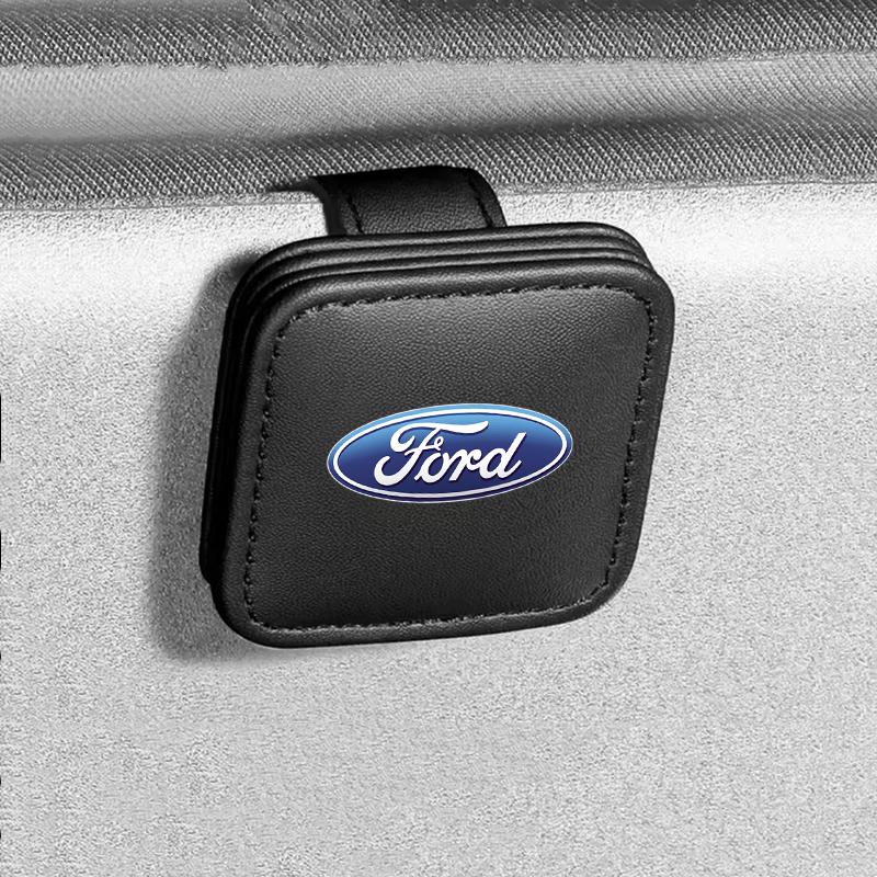 Car Sunglasses Clip Card Ticket Holder Stand Fastener Sun Visor for Fords 2 3 4 5 MK 2 6 7 Ranger Fiesta Kuga Mondeo Fusion QY2