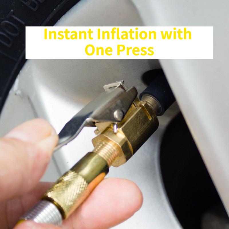 Pompe de Voiture Outil de Réparation Auto Clip de Valve Mandrin de Pompe à Air Clip Stonego Voiture Camion Pneu Gonfleur Connecteur de Valve Voiture Ouvert Laiton