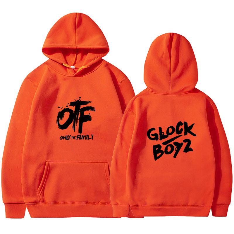 2025 new OTF letter print men's and women's hoodies spring and autumn goth casual comic pattern sweater