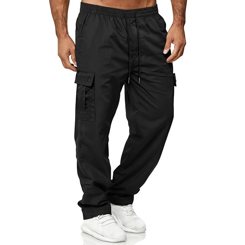 European and American Men's Casual Sports Overalls Outdoor Tactical Climbing Pants Tooling Casual Pants Men