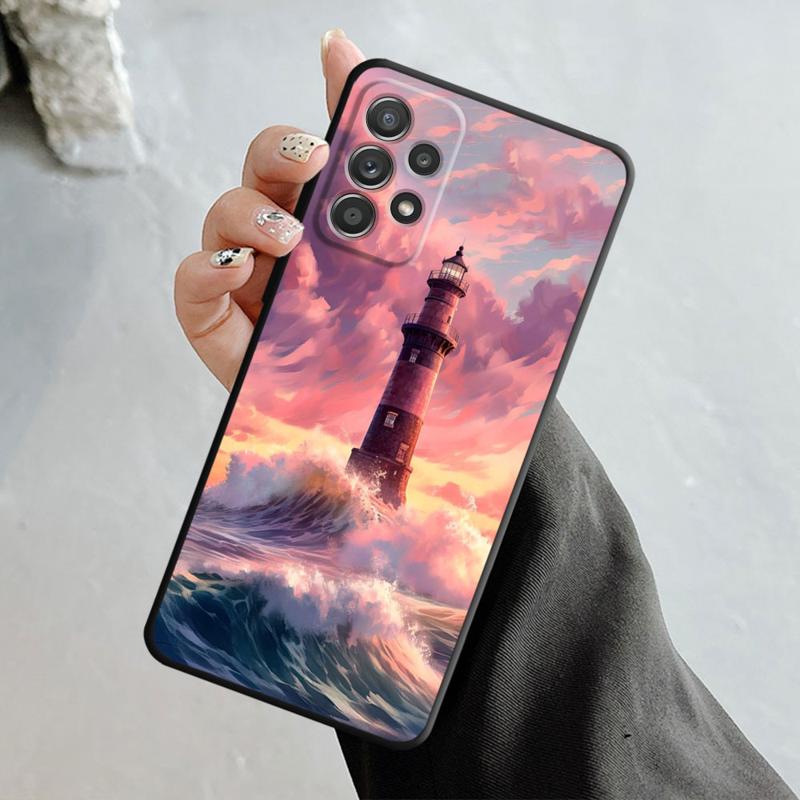 Beautiful Lighthouse Phone Case For iPhone Samsung Galaxy Redmi Xiaomi Oppo OnePlus Note S A 7 8 9 10 11 12 13 14 20 21 22 23 53 54 Pro Max Plus Ultra