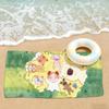 Cartoon C-coco and W-Wondrous Towel Drying Bath Towel Applicable To Light Swimming Camping Yoga Beach Out