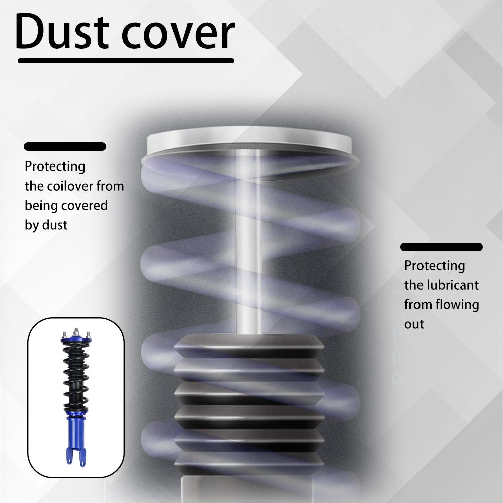 Coilovers For Honda Civic 1996-2000, Adjustable Height Spring Shock Absorber Suspension Kit Complete Assemblies Red/Blue/Gold