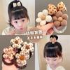 Korean Cute Flower Scrunchie Children Girls Kid Elastic Hair Rubber Band Accessories Tie Hair Ring Rope Headdress Ornaments