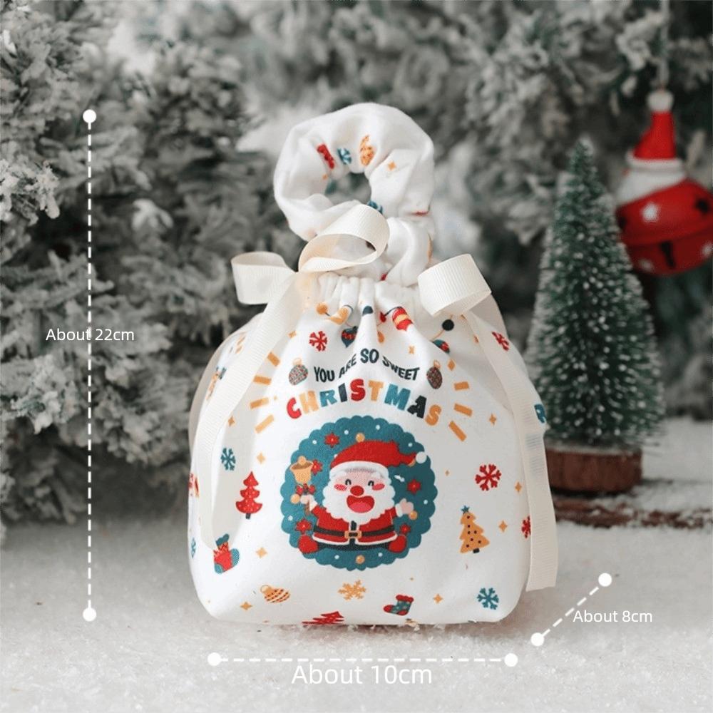 Elk Snowman Christmas Wrapping Bags Santa Claus Xmas Gifts Bags  Merry Christmas Decor
