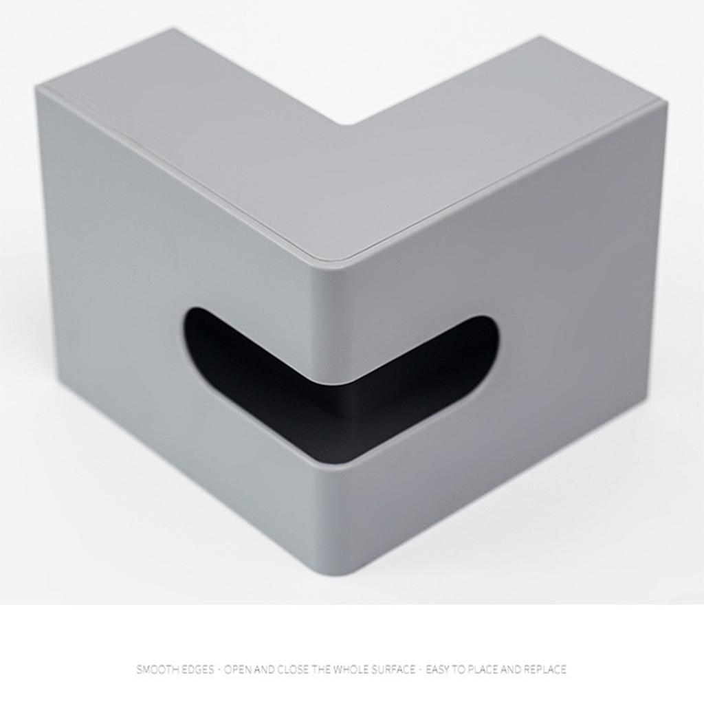 Nordic Style Plastic Tissue Box Holder Personality Simplicity Tissue Storage Box for Restaurant
