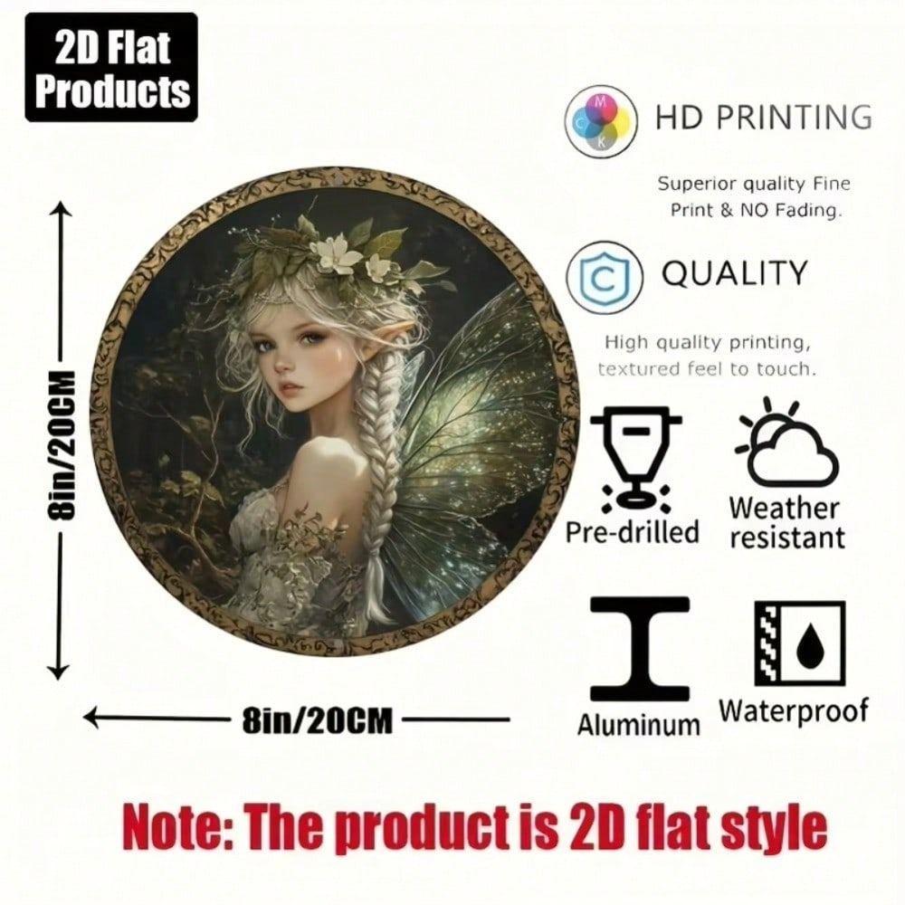 Vintage Metal Tin Sign Wall Art 20x20cm