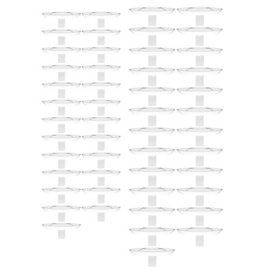 Yousheng 6/12/15/24/25/30/35/50/60Pcs Floating Floral Arrangement Holder Clear Floating Flower Display Stand Hydroponics Water Planting Flower Bowl